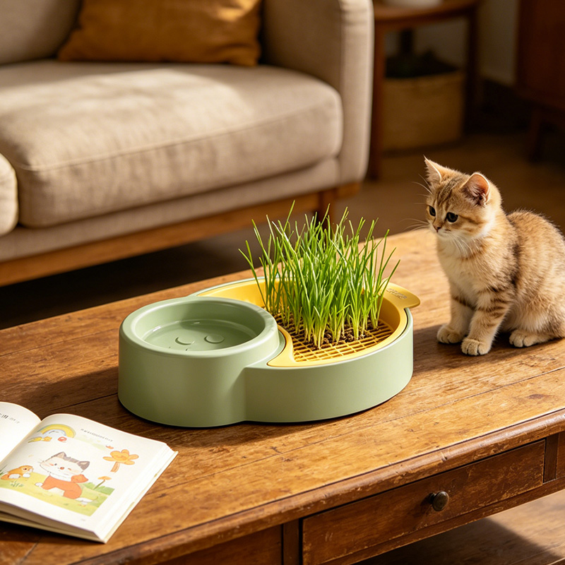 Suggestions for using cat grass box